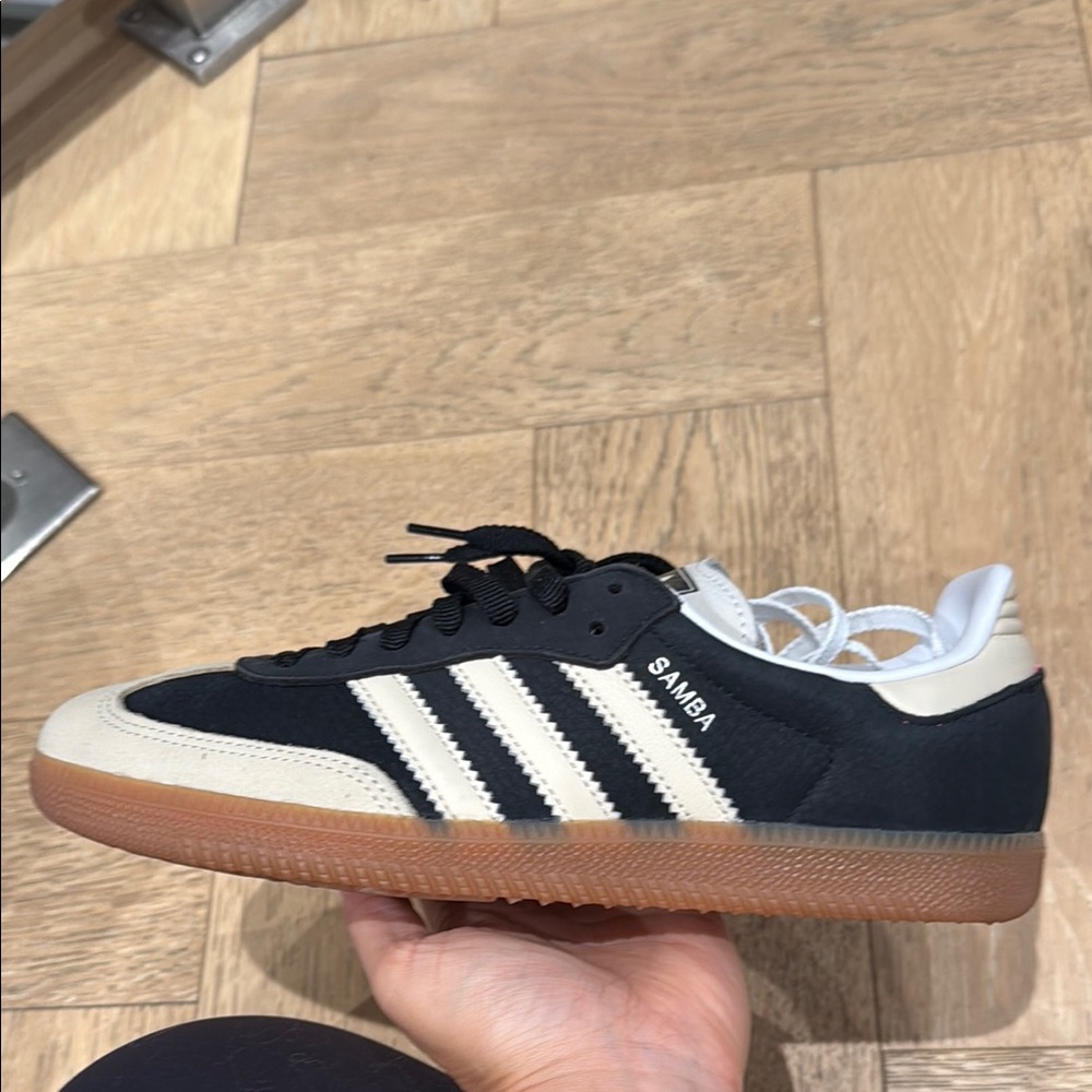 Adidas OG Samba Black with Cream Accents